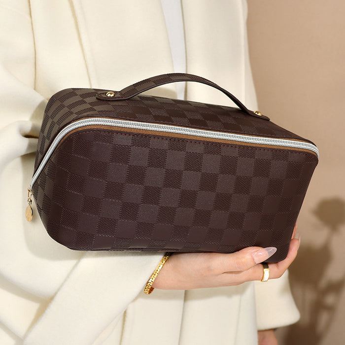 Checkerboard Beauty Bag