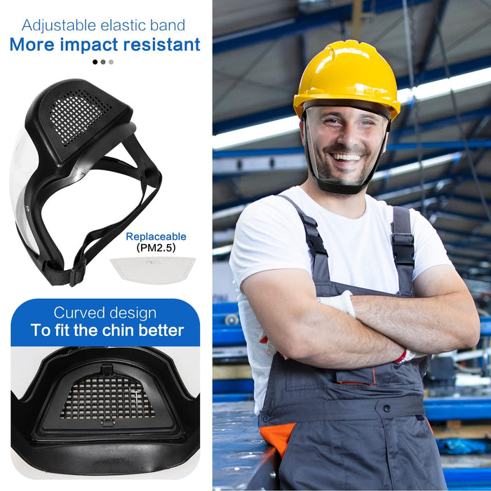 ClearGuard Pro - Full Face Shield Mask