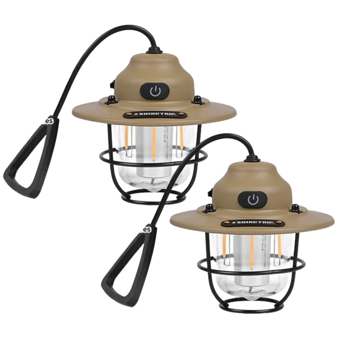 RetroGlow - Portable LED Camping Lantern