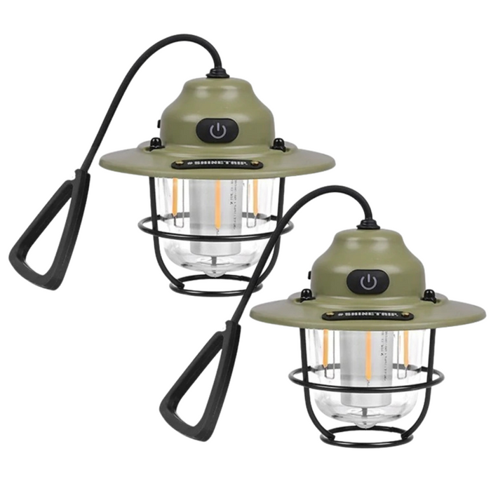 RetroGlow - Portable LED Camping Lantern