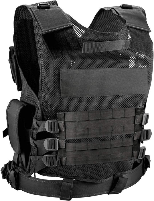 Deluxe Black Tactical Vest