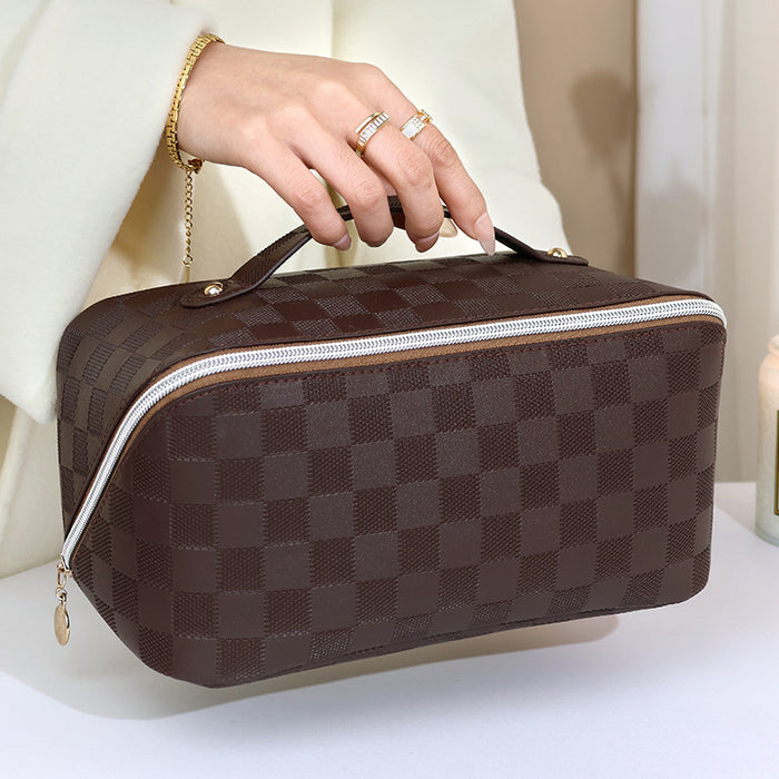 Checkerboard Beauty Bag