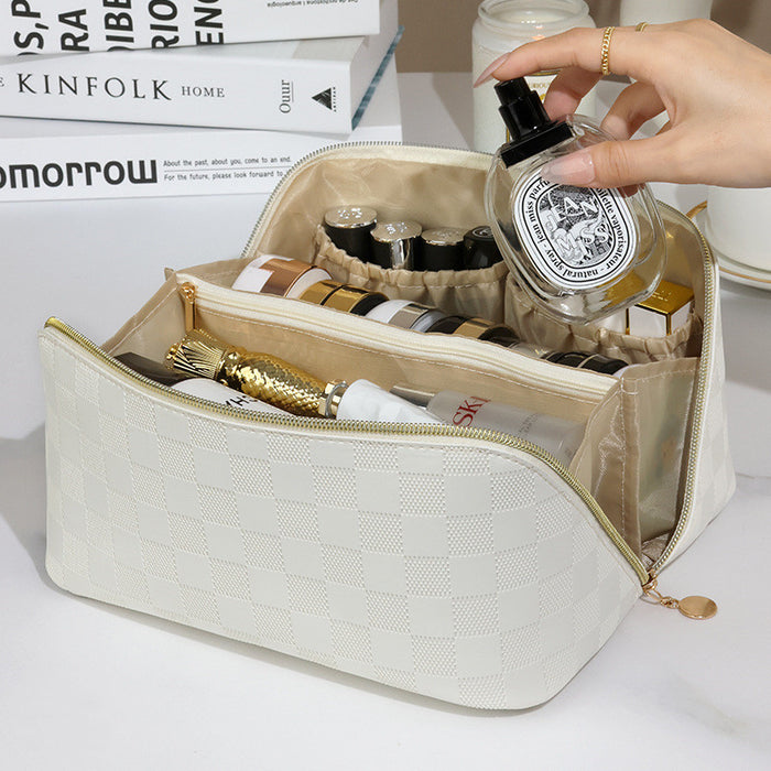 Checkerboard Beauty Bag