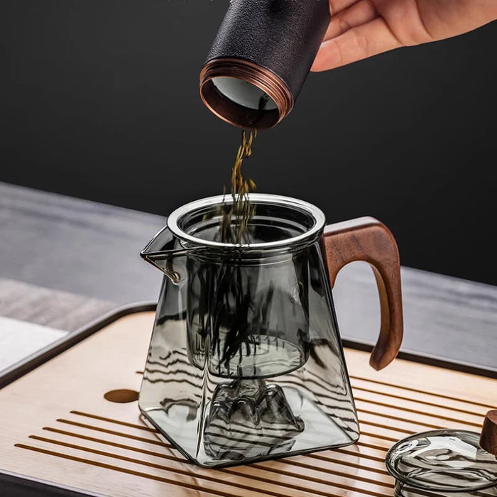 GlassBrew - Heat-Resistant Glass Teapot