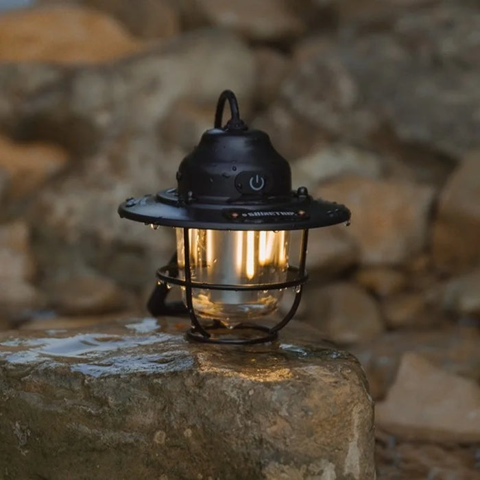 RetroGlow - Portable LED Camping Lantern