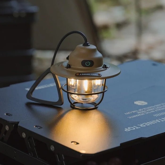 RetroGlow - Portable LED Camping Lantern