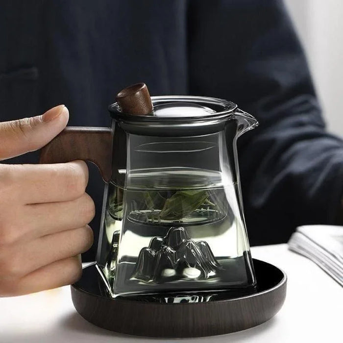 GlassBrew - Heat-Resistant Glass Teapot