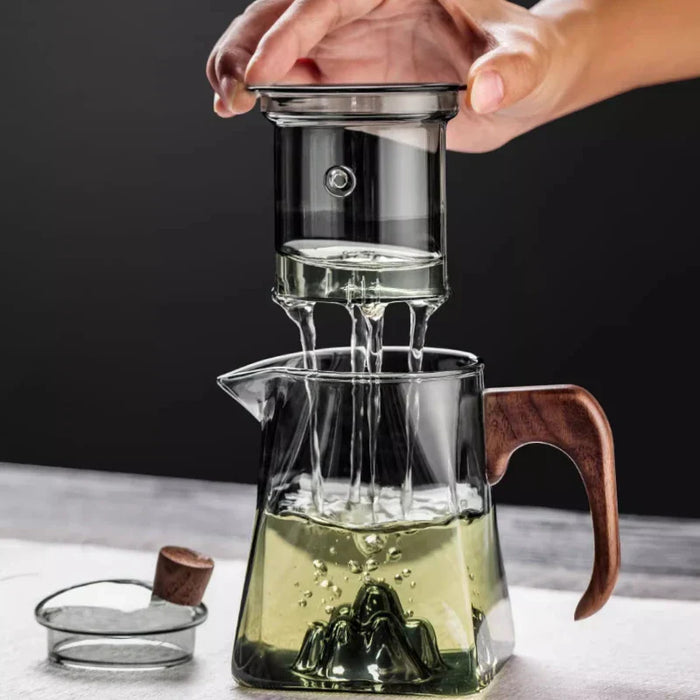 GlassBrew - Heat-Resistant Glass Teapot