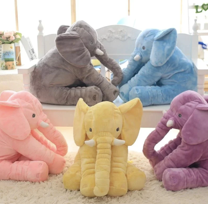 CuddlePals - Elephant Plush Pillow