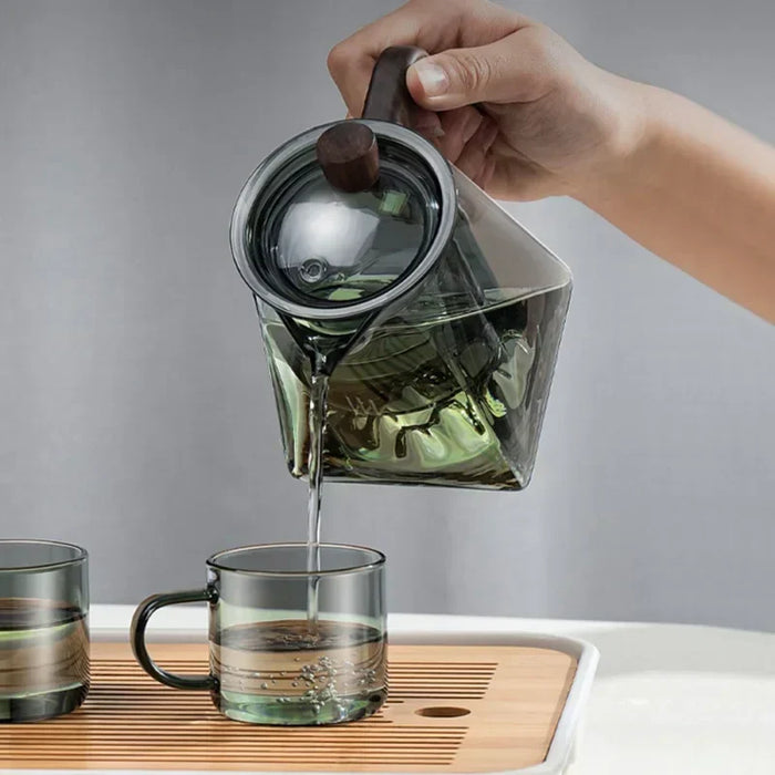 GlassBrew - Heat-Resistant Glass Teapot