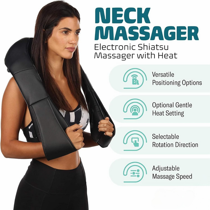 Shiatsu Neck, Back & Shoulder Massager with Heat