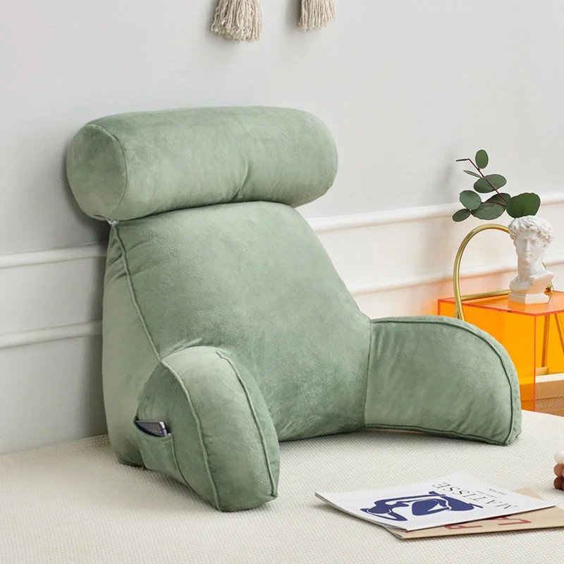 SnugNest – Backrest Pillow with Headrest