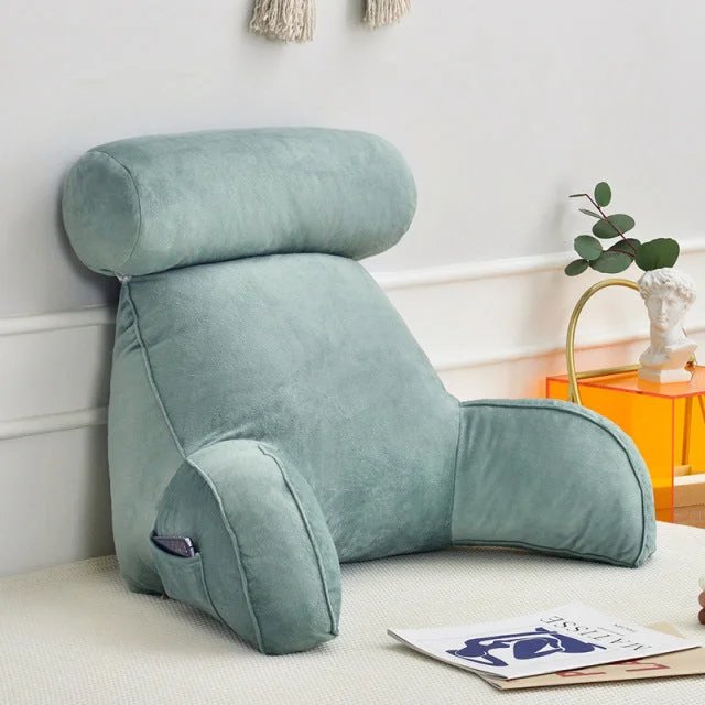 SnugNest – Backrest Pillow with Headrest