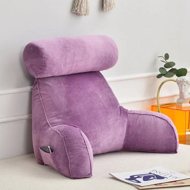 SnugNest – Backrest Pillow with Headrest