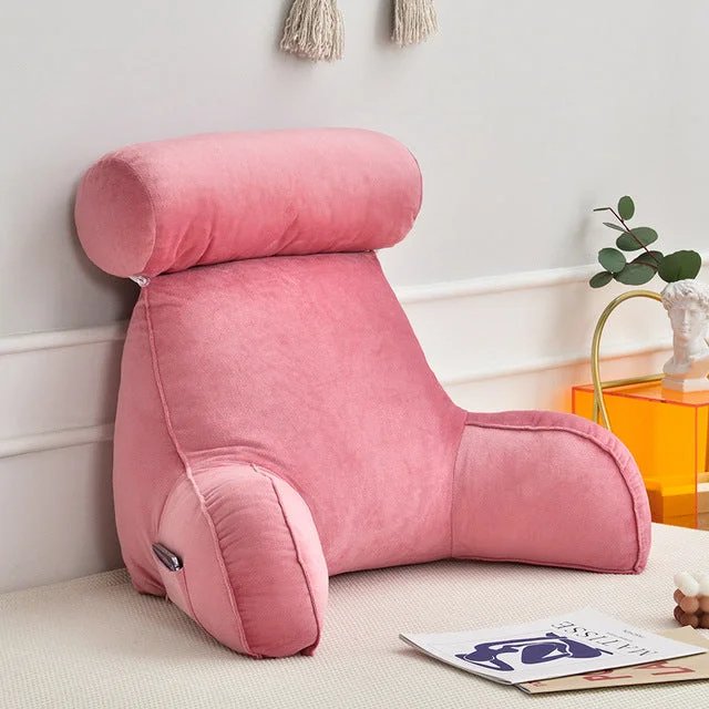 SnugNest – Backrest Pillow with Headrest