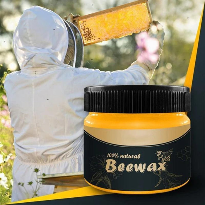 PureBee Wood Wax - Natural Beeswax Wood Polish