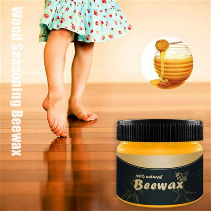 PureBee Wood Wax - Natural Beeswax Wood Polish