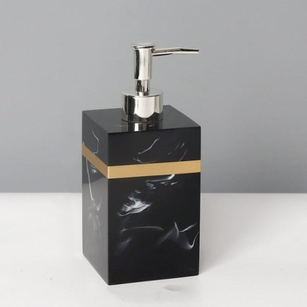 LuxeHaven - Resin Bathroom Accessories Set