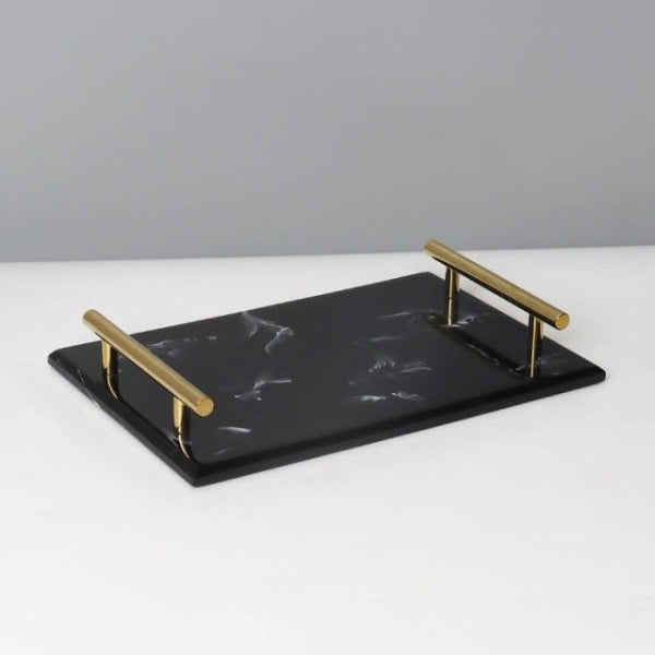 LuxeHaven - Resin Bathroom Accessories Set