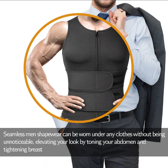 HeatFit - Men's Sauna Vest for Weight Loss