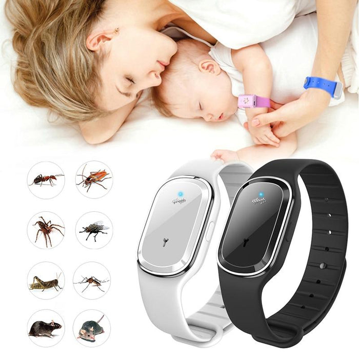 MosquitoShield - Ultrasonic Mosquito Repellent Wristband