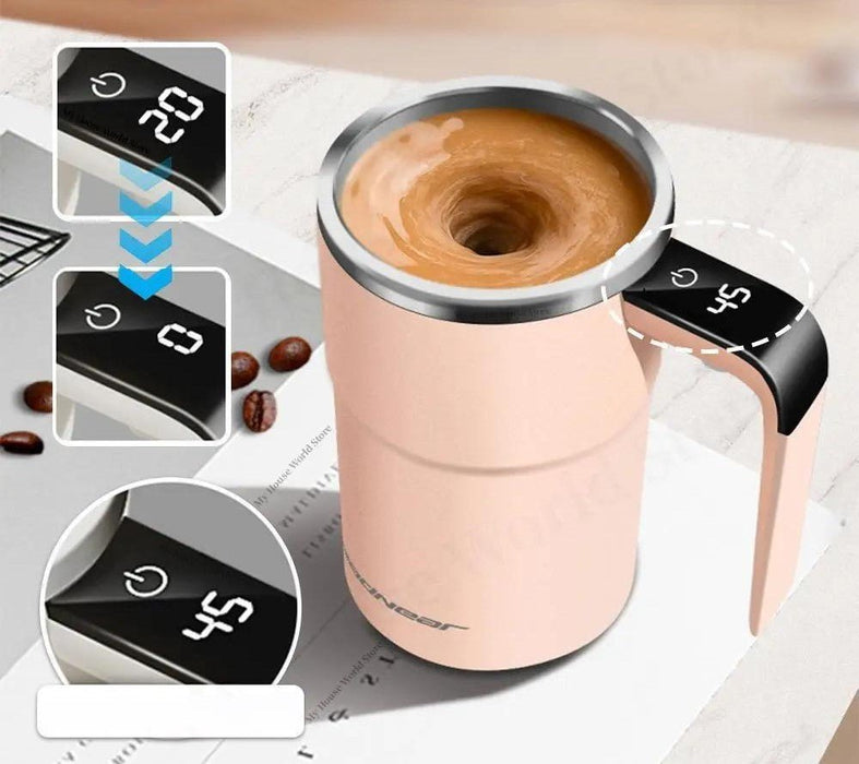 Velocity Mug - Rechargeable Self-Stirring Coffee Mug