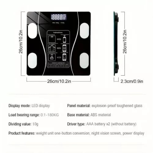 Smart Body Weight Scale - Achieve Your Health Goals