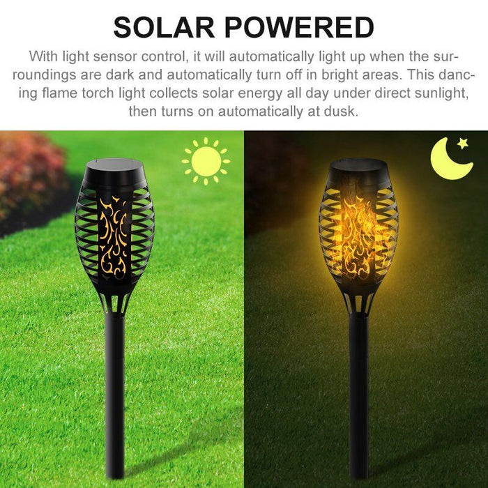 12 Pack Solar Torch Lights